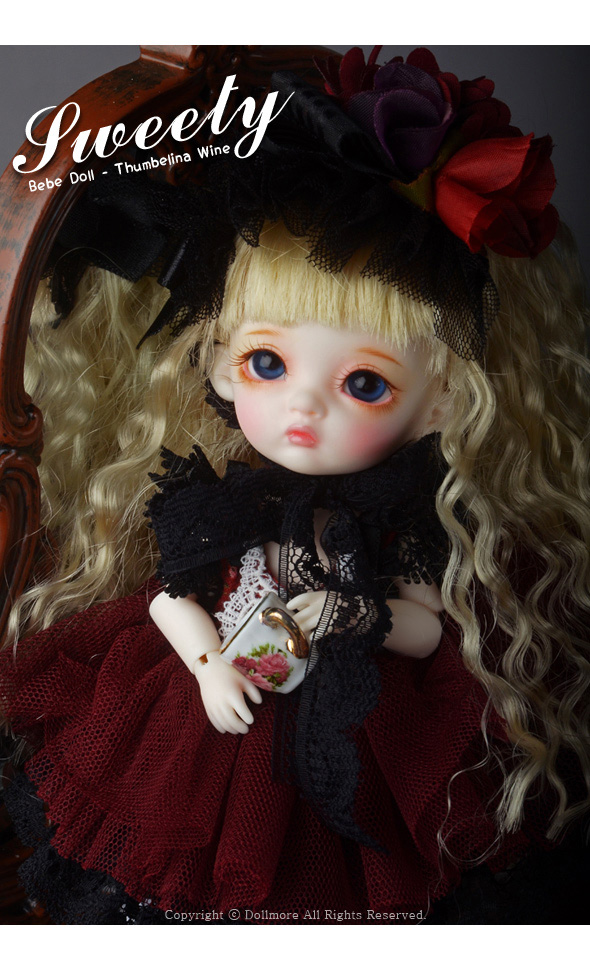 Bebe Doll Girl - Thumbelina Wine Sweety - LE20