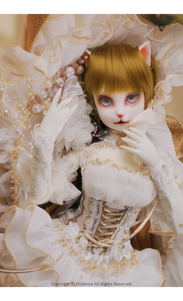 Catish Girl Doll - Klasse Cancan ; White Rose Reaa - LE15