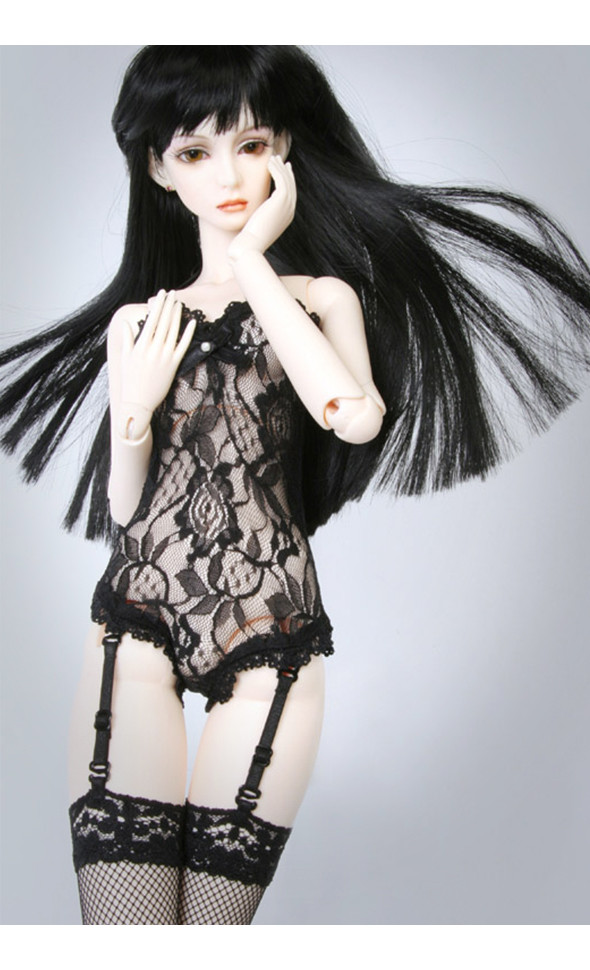 Model doll size - Basic Model Line Lingerie Set (Black)