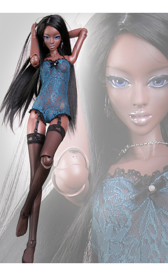 Model doll size - Basic Model Line Lingerie Set (P Blue)
