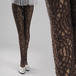 Model F - Entwine Panty Stockings (Choco)