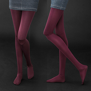 Model F - Single Hue Band Stocking (Violet)