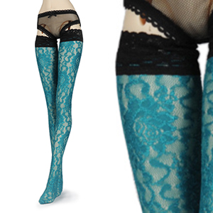 Model F - Yasisi Band Stockings (P.Blue)