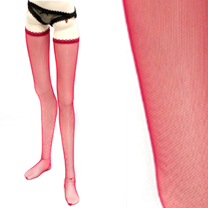  Model F Size - Long Mesh Stockings(Red)
