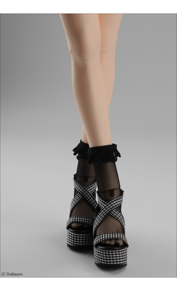 SD - cellua Knee Stocking (Black)[B2-5-6]
