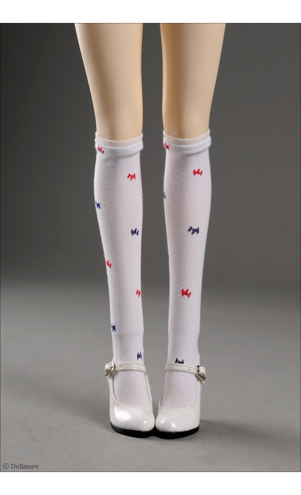 SD - PPM Knee Socks (Dog R&B Print)