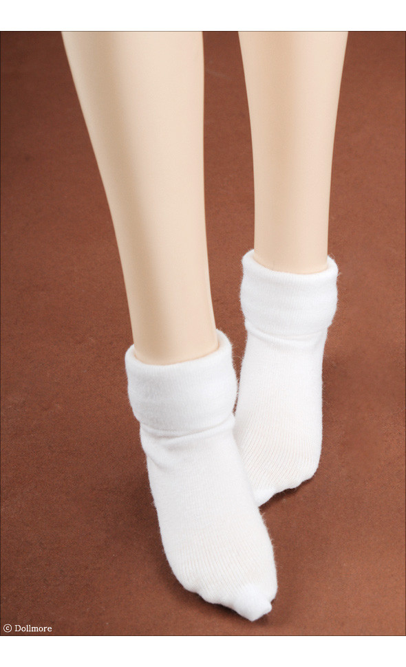 SD Size - Angkm Socks (White)[B2-5-6]