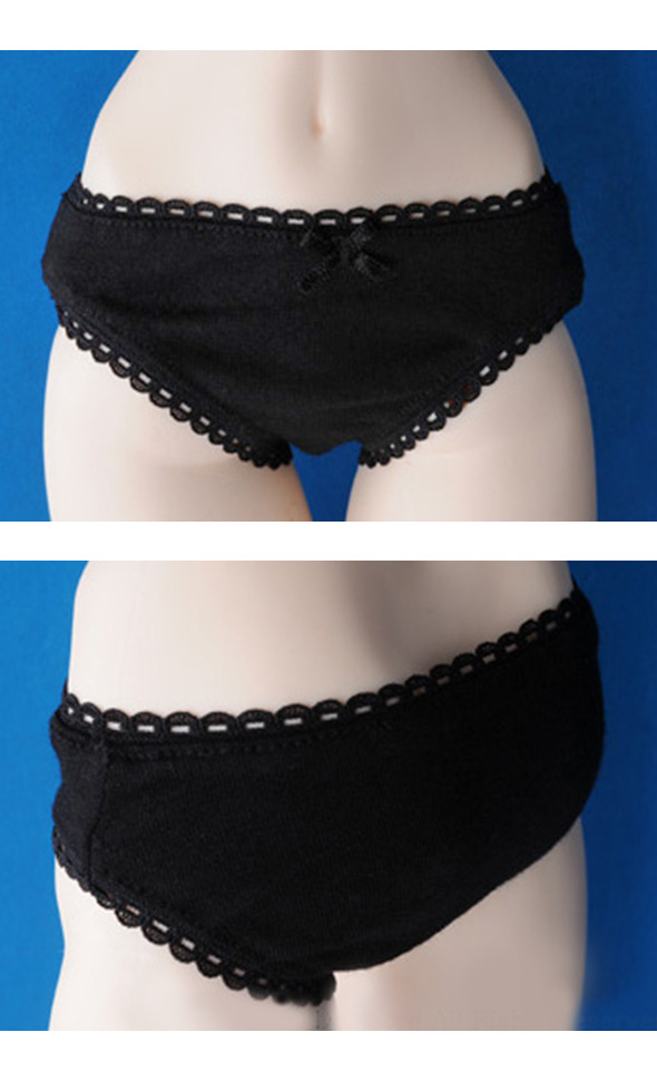  Model F Size - Basic Type Panty (Black)