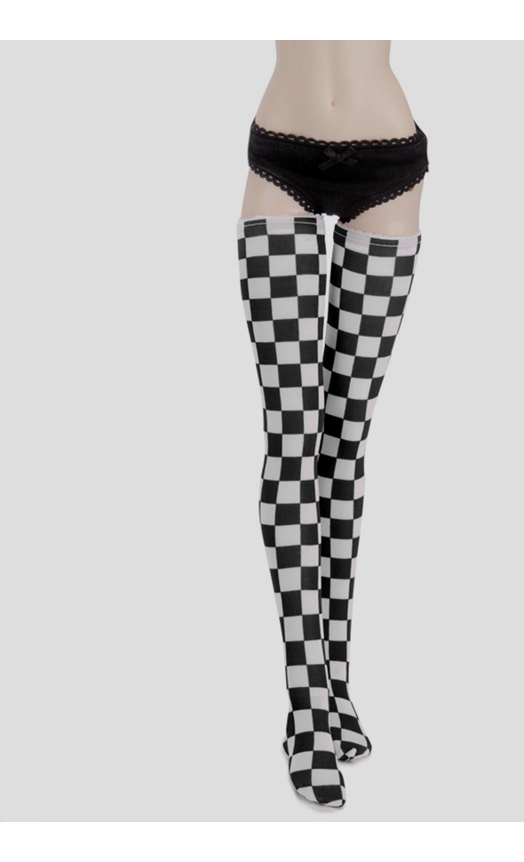 SD - Band Chess Board Stocking II (Black)