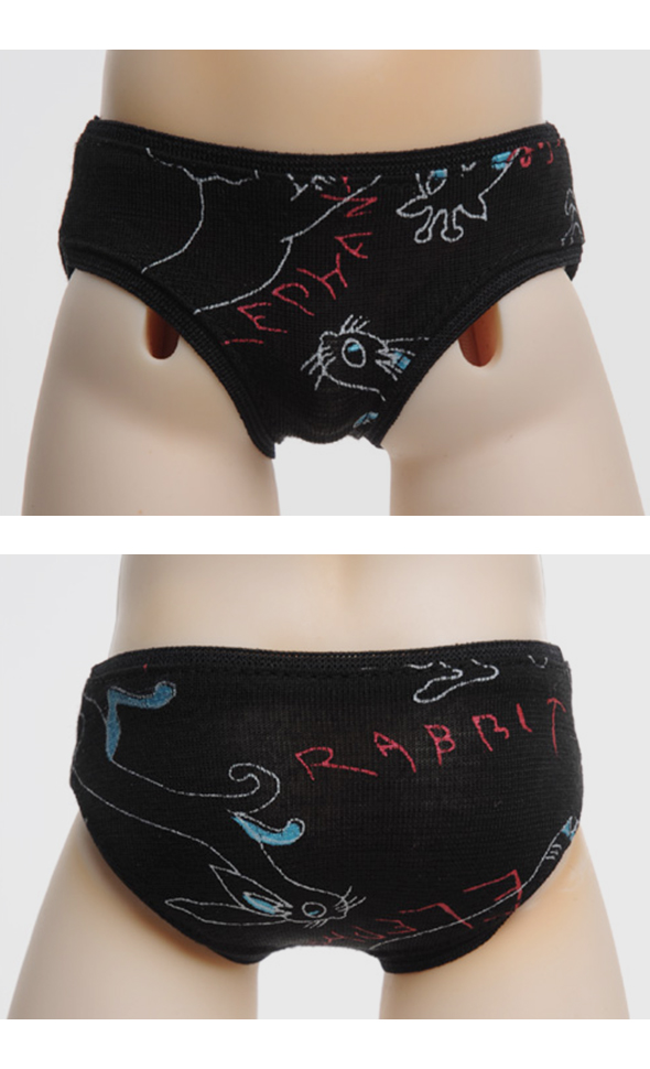 SD - Boys Basic Animal Panty(Black&Blue)