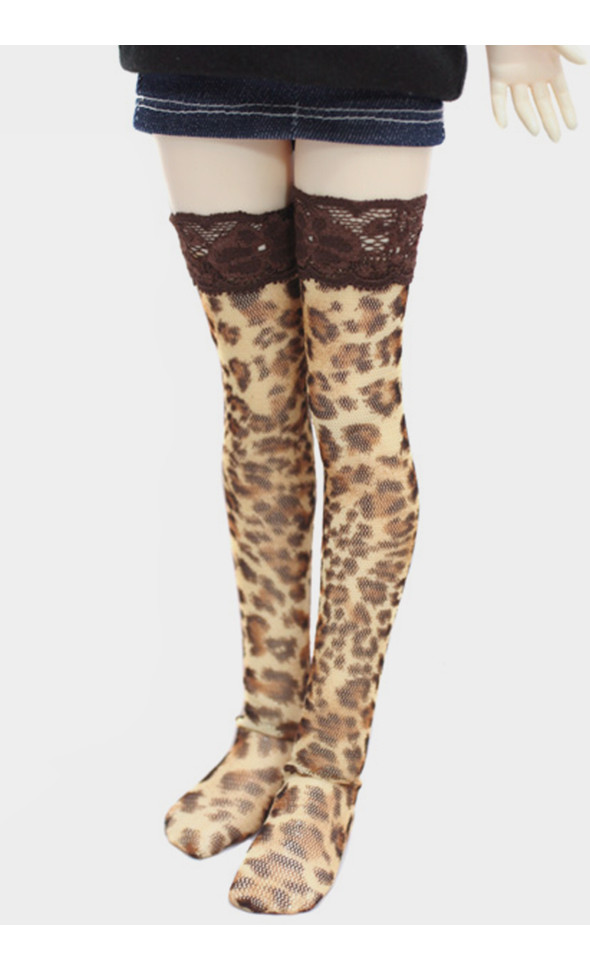 MSD - Leopard Stockings (Brown)