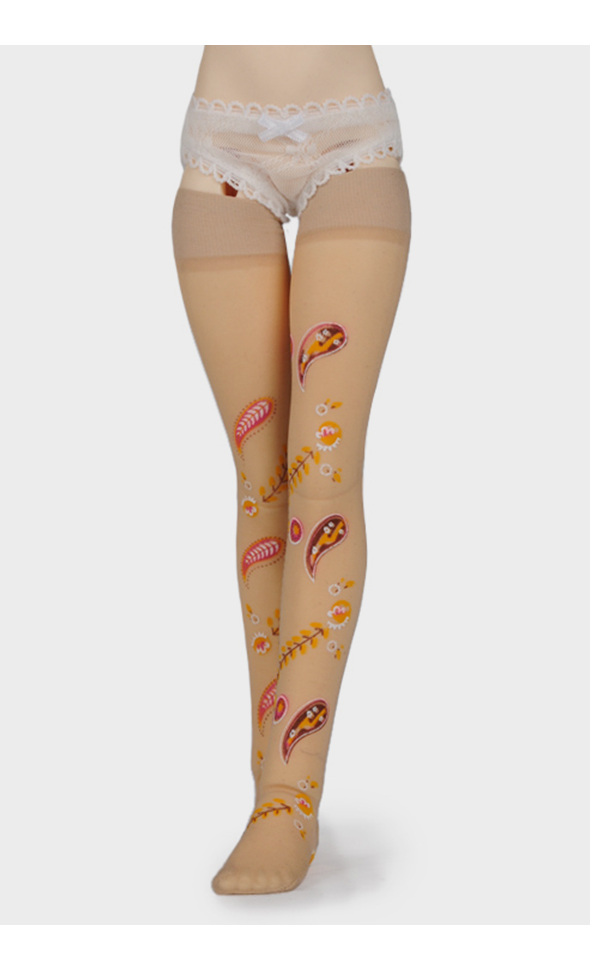 MSD - Vovo Print Band Stocking (D.Skin)