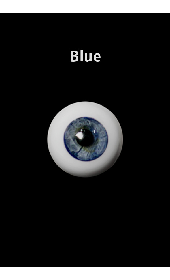 16mm Glass Blood eye (Blue)