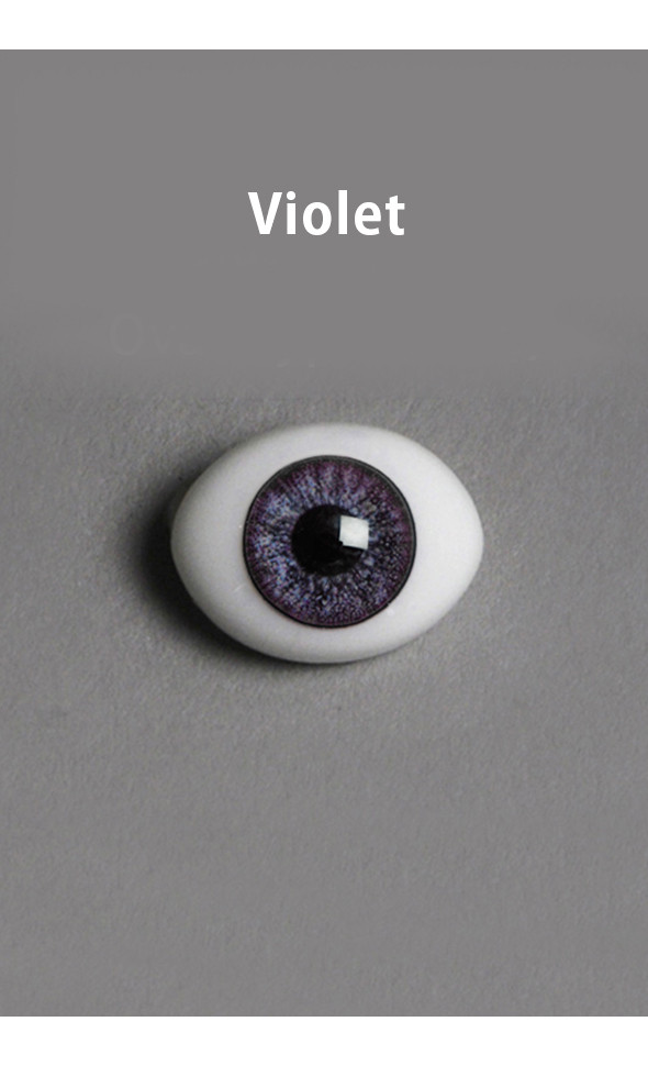 16mm REALISTIC GLASS EYES - Violet