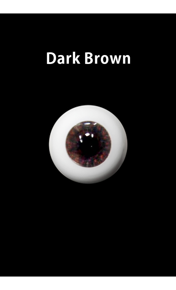 Glastic Realistic eyes 16mm - Dark Brown