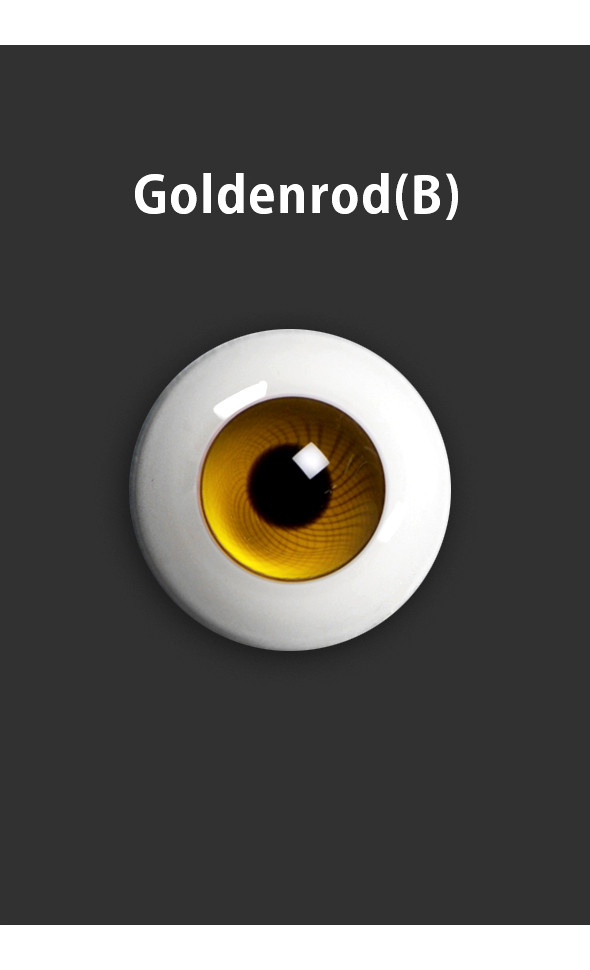 Meister Glass Eyes 18mm (Goldenrod B)