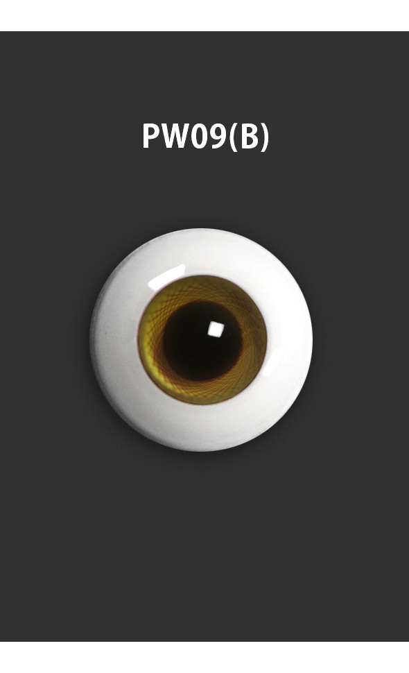 28mm Solid Glass Doll Eyes - PW09(B)