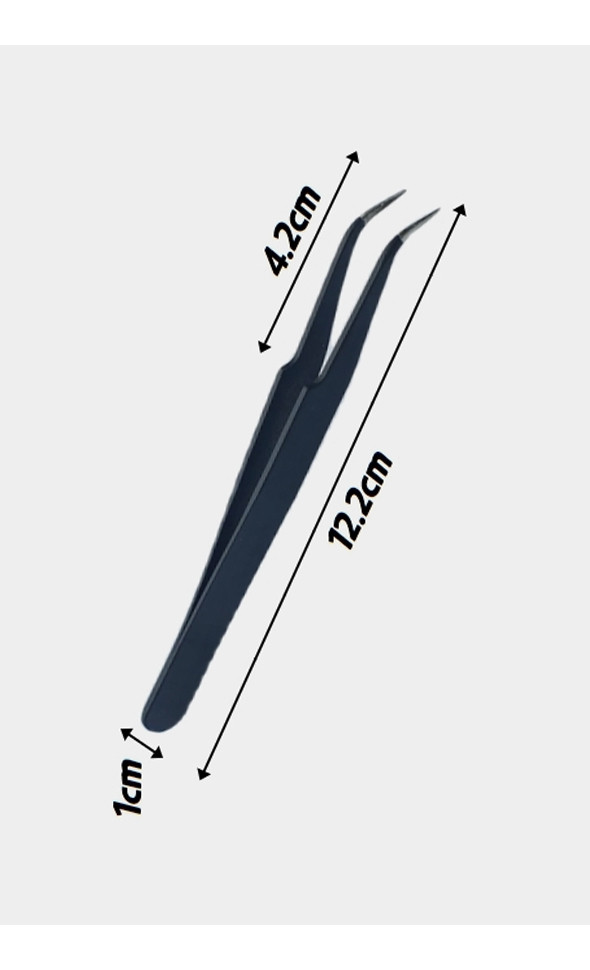 ESD precision tweezers curved type
