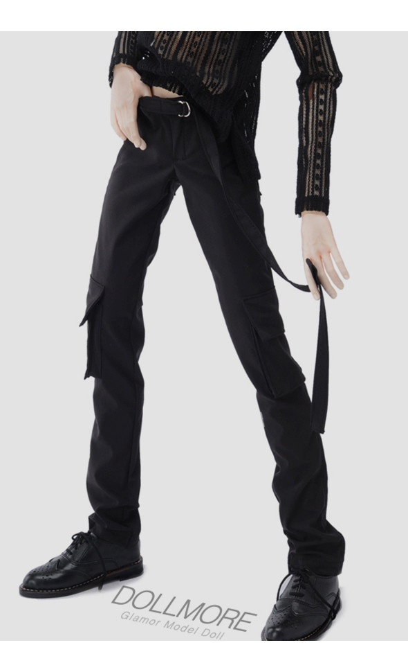Glamor Model M Size - Smith Cargo Pants (Black)
