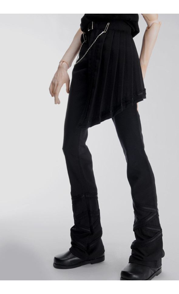 Glamor Model Size - Zeno Wrap Pants (Black)