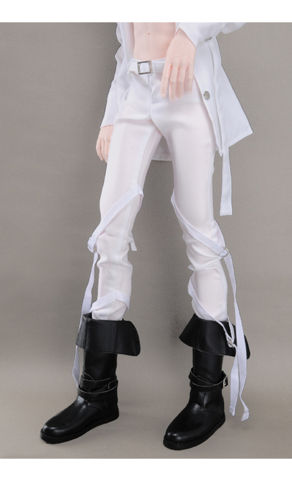 [LAST] Glamor Model Size - Tie Up Pants (White)