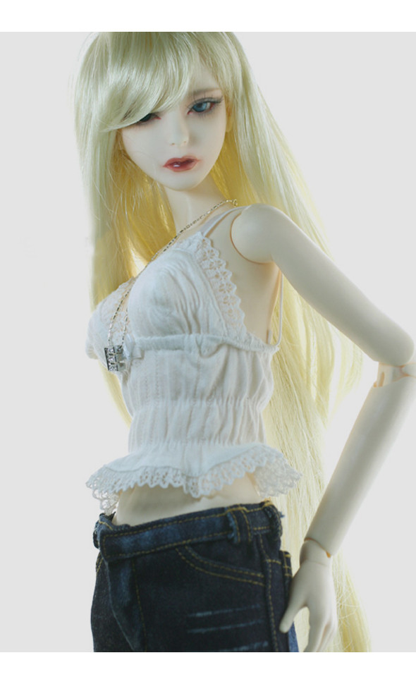 Model F - Fabric F Sleeveless (White) [B5]