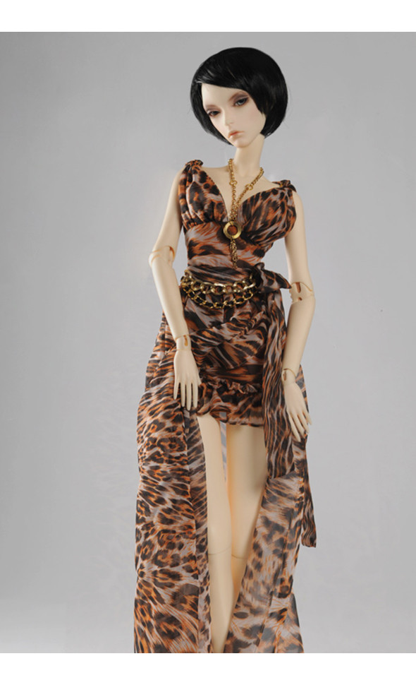 Model F - Jackie Dress Set (Brown)[B5]