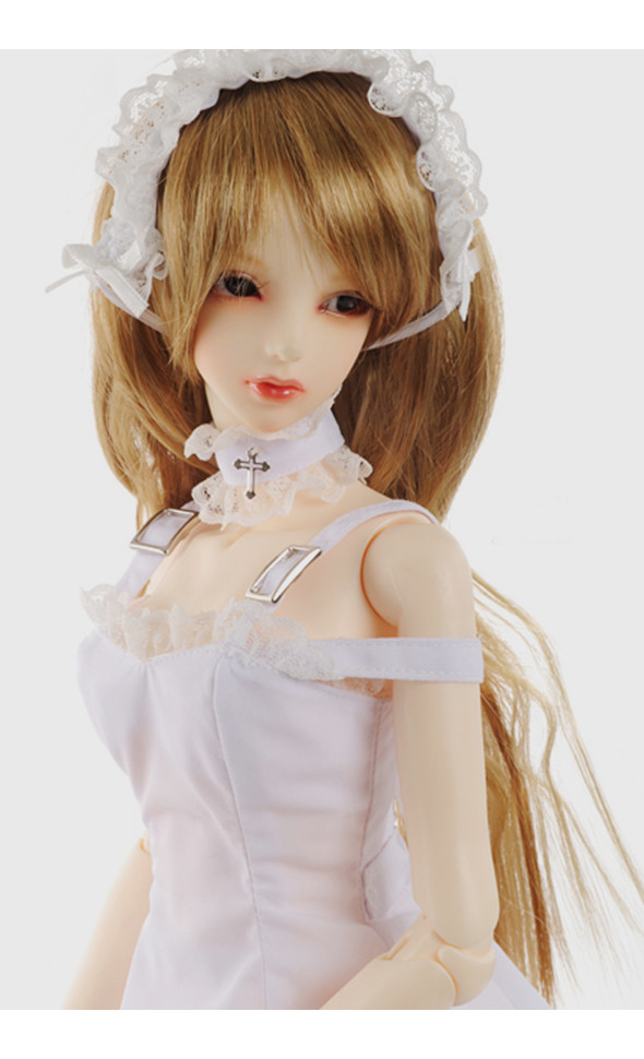 Model F - Nymph Simple Dress Set (White)[B5]