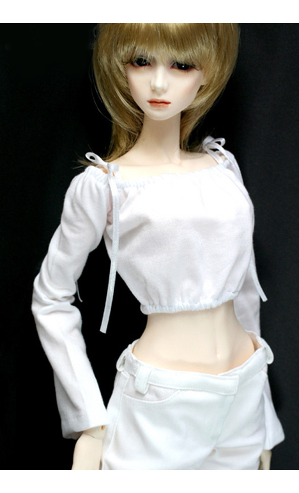 Model F - Short T Shirts (White)[B5]