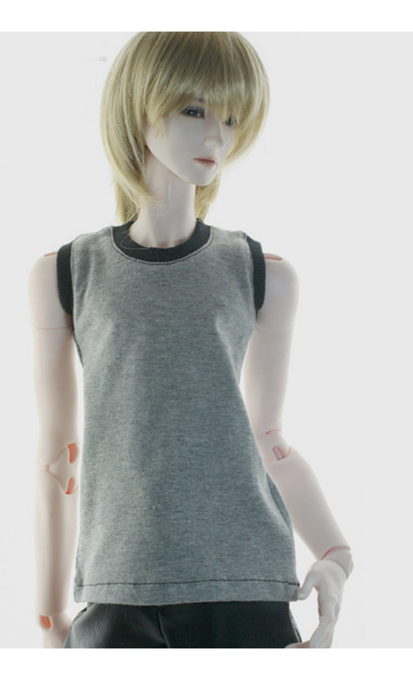 Model M Size - Sleeveless Shirt (Grey)