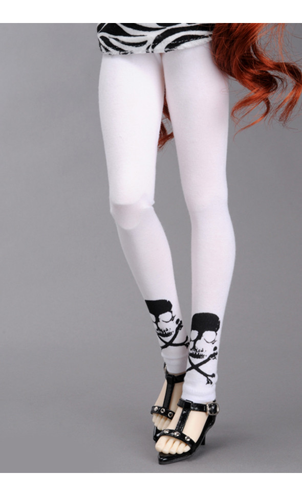 SD - Skull Sexy leggings (White)