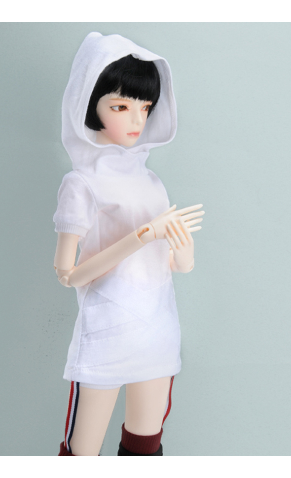 SD - Slip Hood Long-T (White)