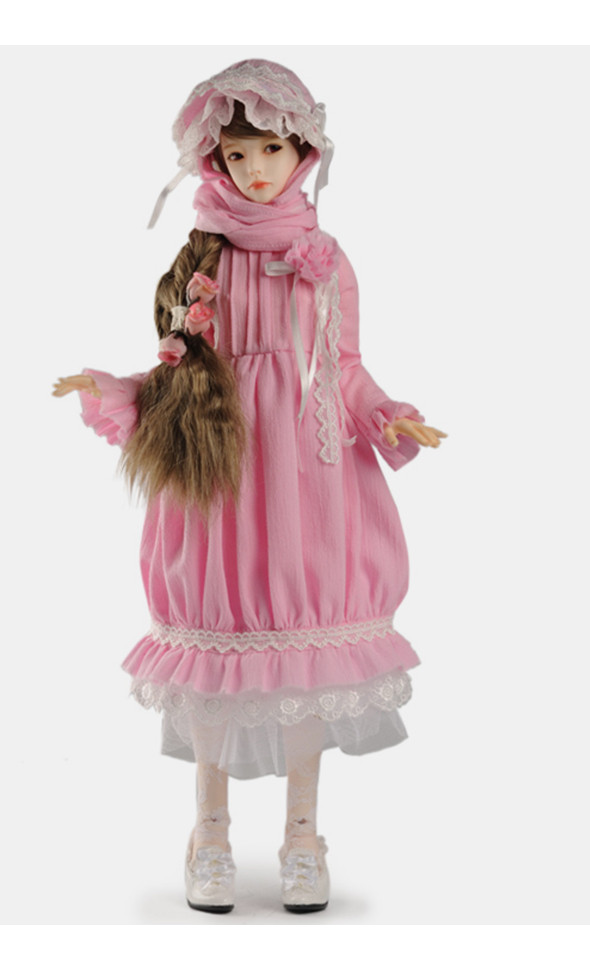 Zaoll - Shava Dress Set (Pink)