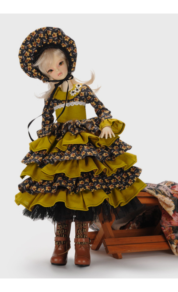 MSD - Van Teard Dress (Mustard)[A6-6-7]