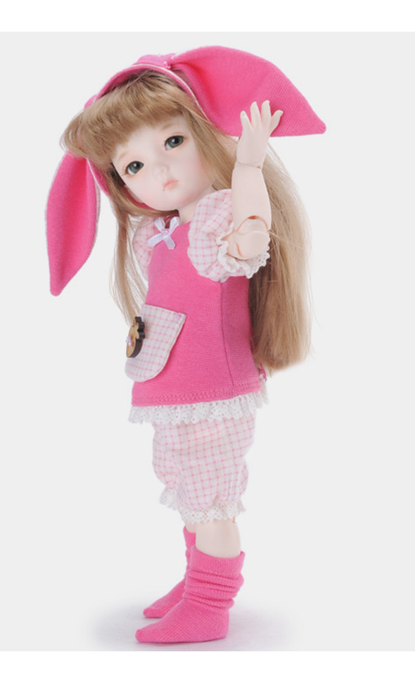 Dear Doll Size - Aggie Rabbit Set (Pink)