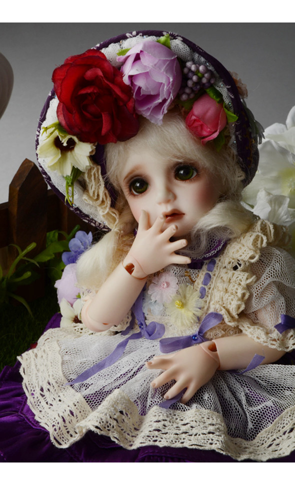 Dear Doll Size - Amelie Dress Set (Violet)[K7]