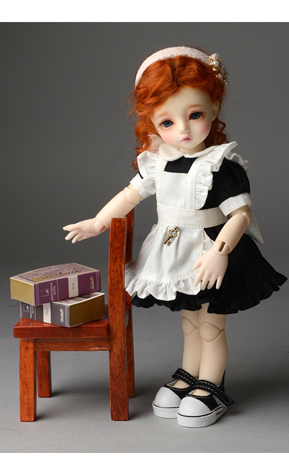 Dear Doll Size - Damero Dress Set (Black)