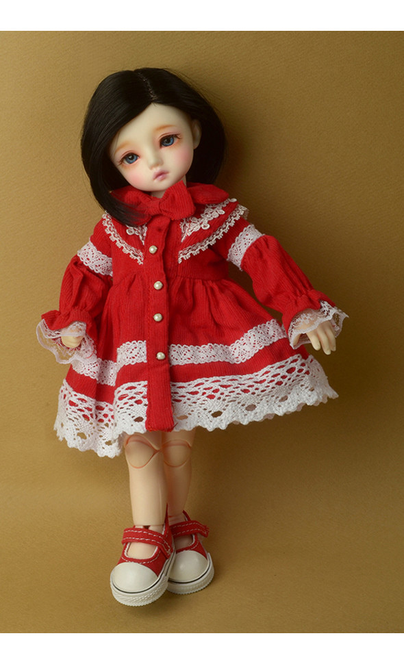 Dear Doll Size - Issabela Dress (Red)