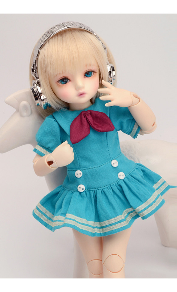 Dear Doll Size - Simon Sailor Dress (Sky Blue)
