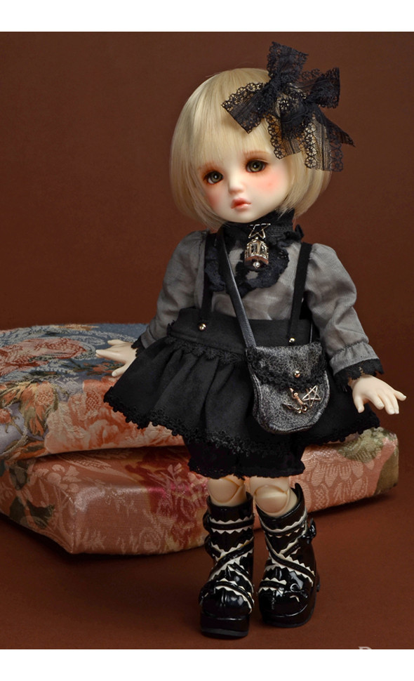Dear Doll Size - Uasoa Skirt (Black)[A8-1-4]