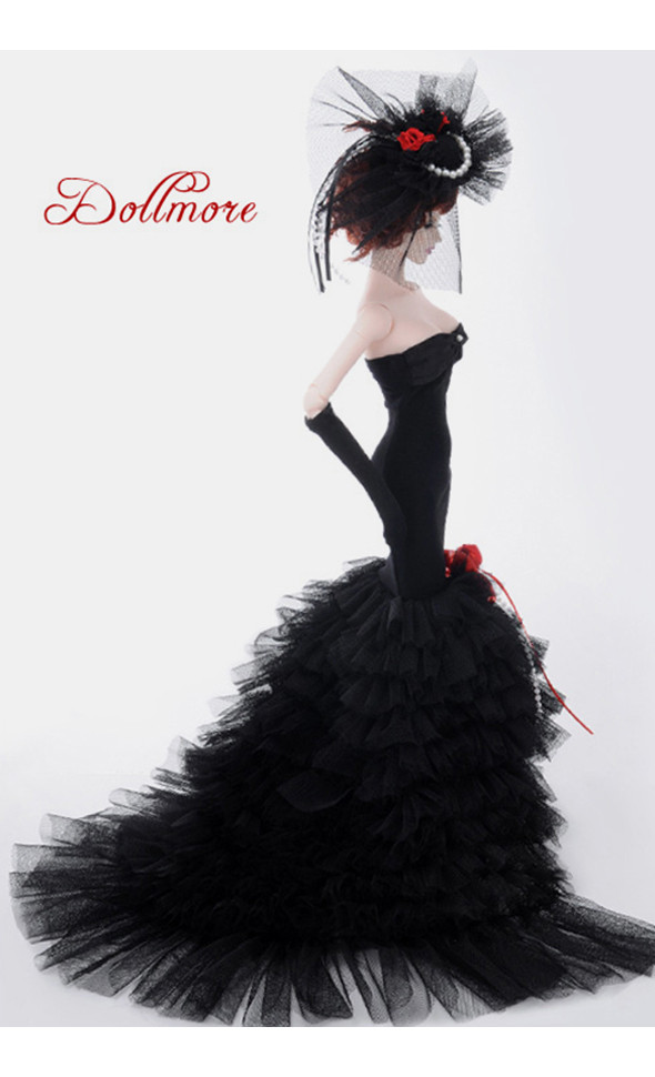 Fashion Doll Size : Calendula Dress (Black)