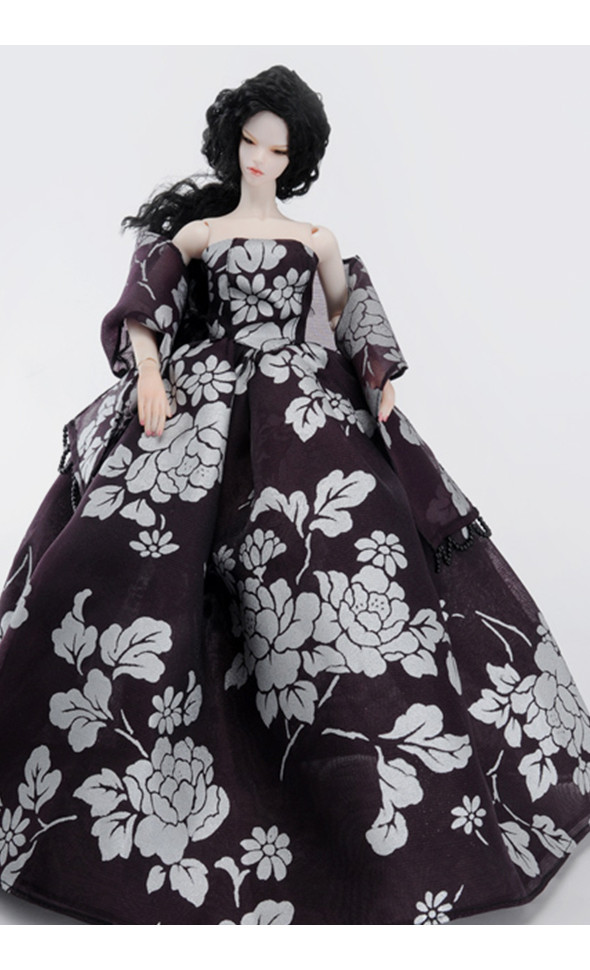 Fashion Doll Size : Violet Ebony Dress Set