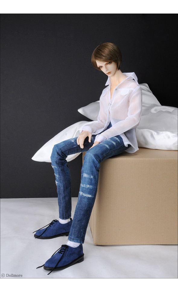 Glamor Model M Size  - Smashing Jean Pants (Blue)