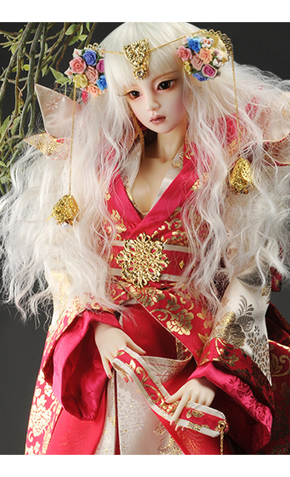 (Limited Costume)Model Doll Size - Cream_Cascade Dress Set - LE10