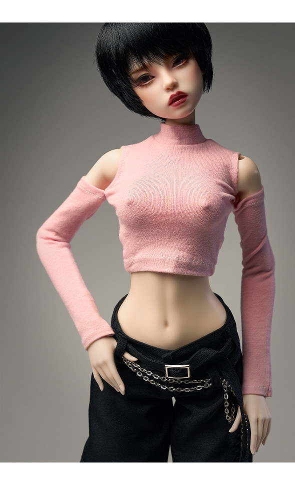 Model F - NBW Crop T shirt (Pink)