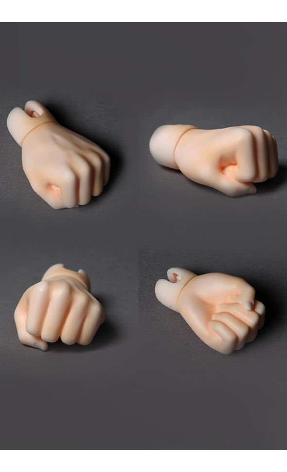 Model Doll Man Hand - 주먹 왼손(노말)