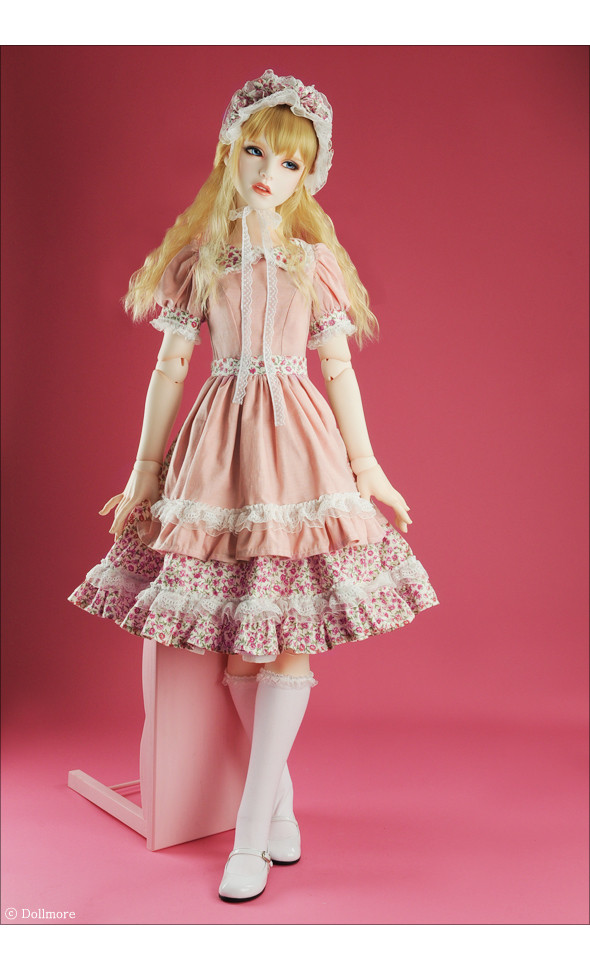 Trinity Doll Size - Mellow Dress Set (Pink)