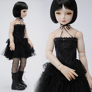 Lusion Size - Ballerina Underclothes Set (Black)