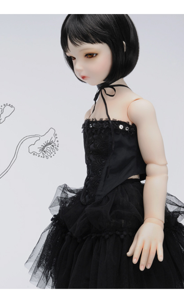 Lusion Size - Ballerina Uderclothes Set (Black)