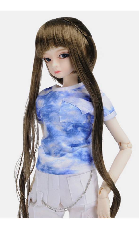 (8-9) Pony Tail Dream Wig (LT.Brown)[D4]